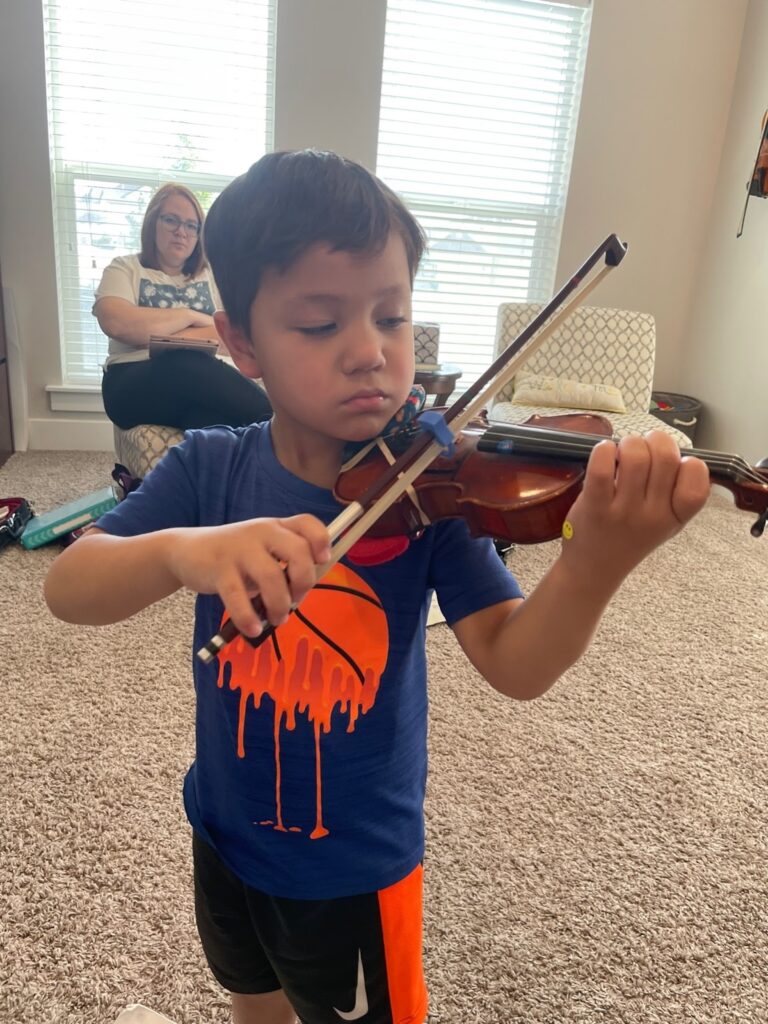 Learn to play violin